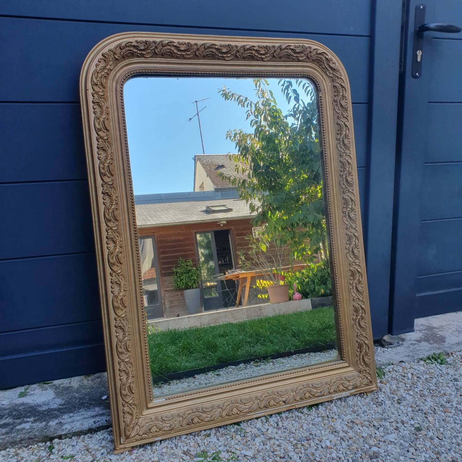 Louis Philippe gilded mirror