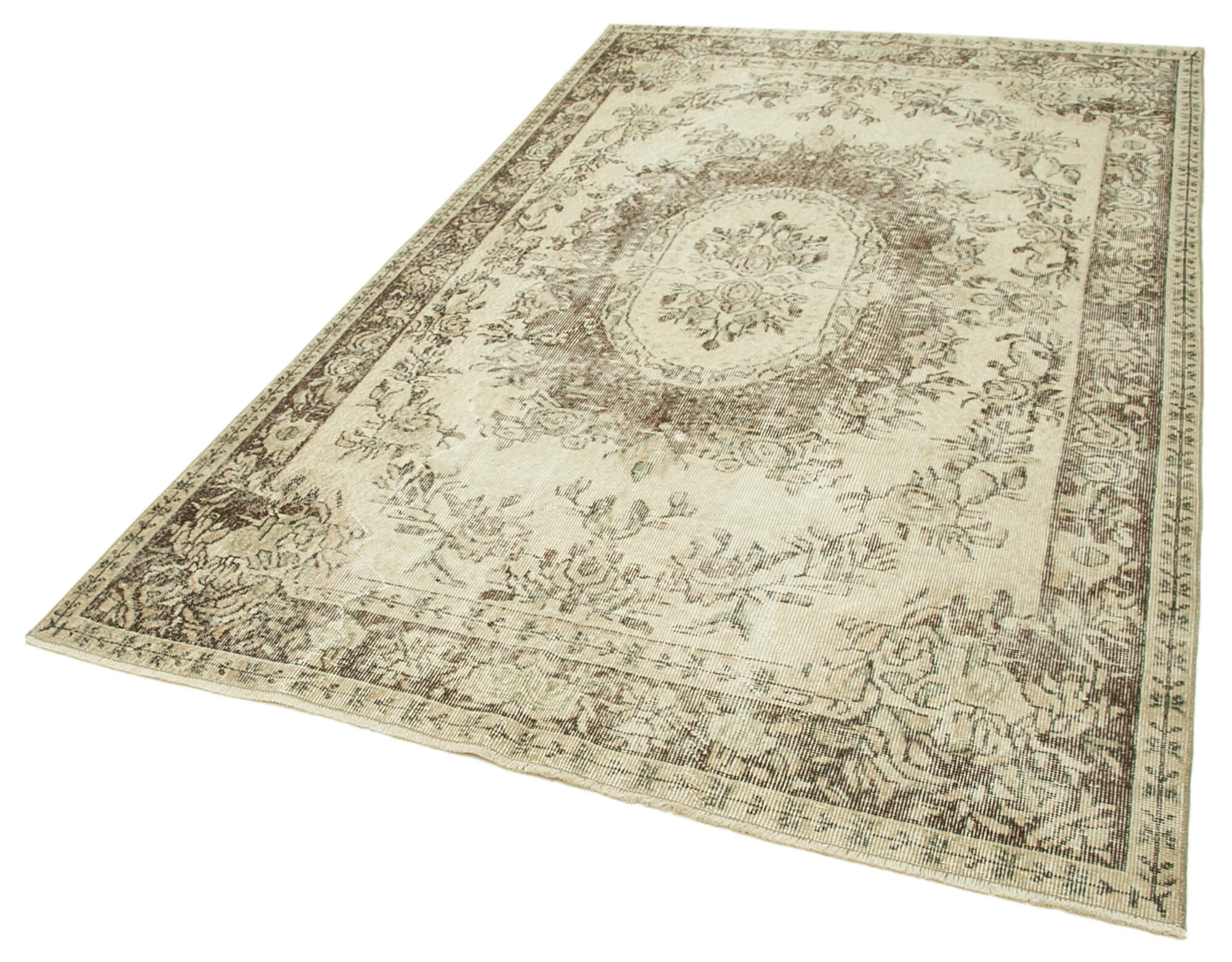Handmade One-of-a-Kind Oriental Beige Rug 166 cm x 275 cm - 38901