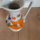 Ceramic vase or pitcher with Poët Laval floral motifs