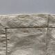 Pair of woven raw linen canvas pillowcases