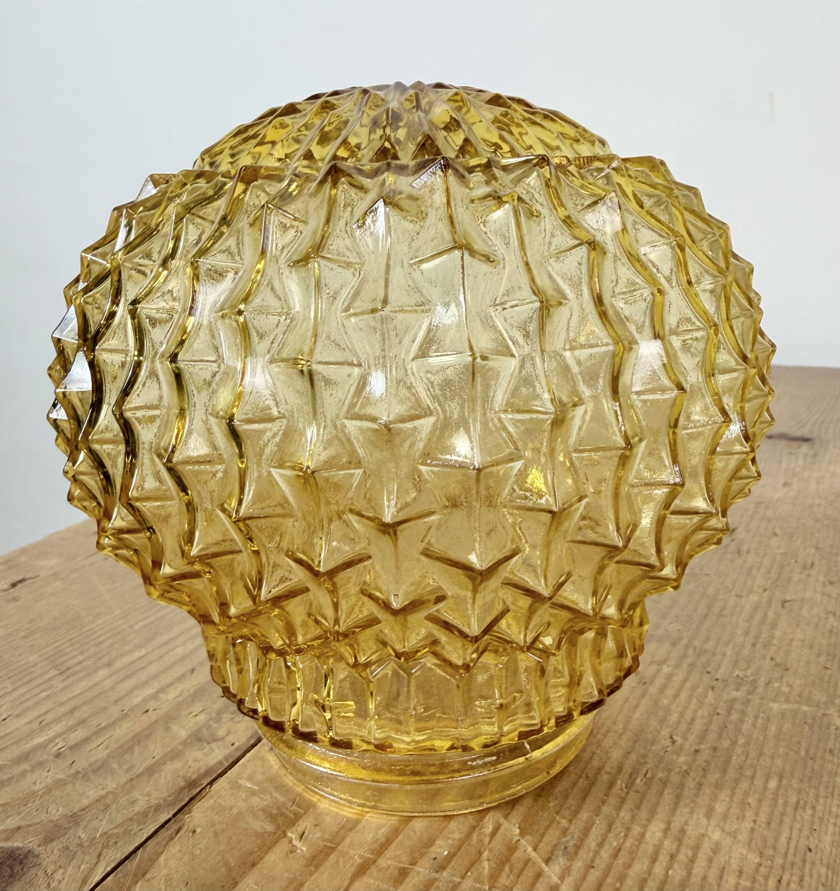 Vintage White Porcelain Ceiling Light, 1970s