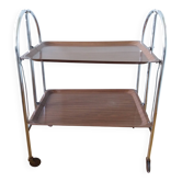 Folding trolley on wheels