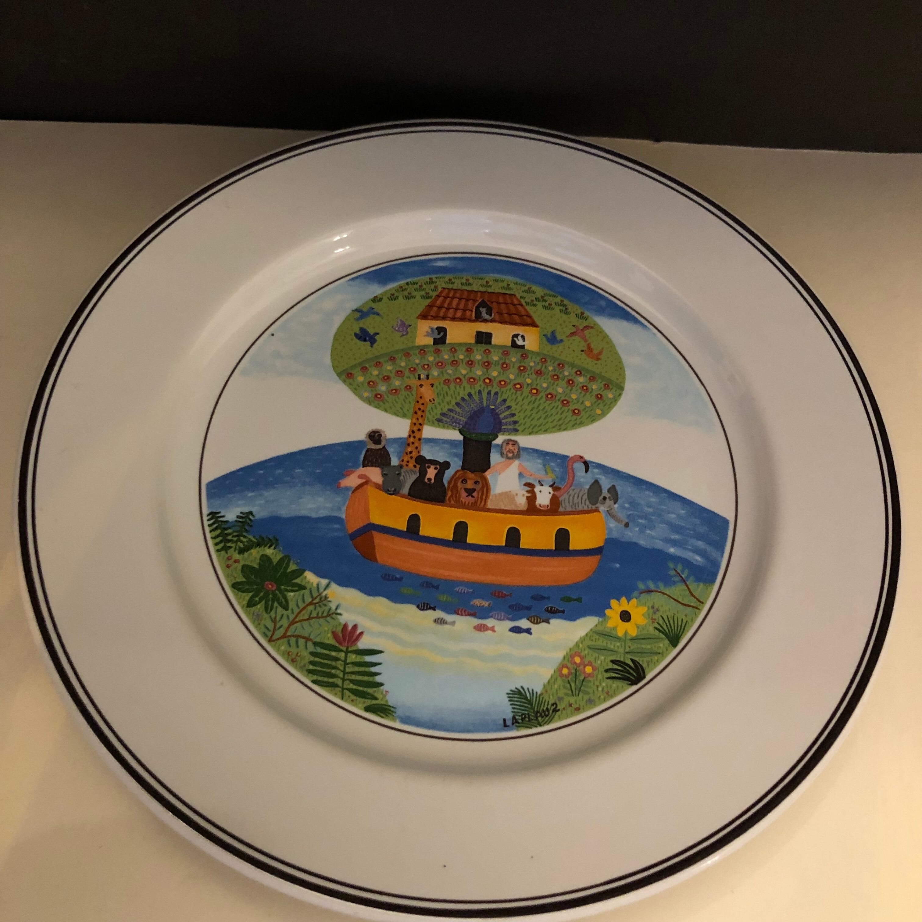 4 plates Villeroy and Boch naïve décor