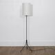 Lampadaire tripode en metal et laiton, 1970