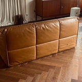 2-seater leather canapé by Ligne Roset, model Anais, vintage 1980s.