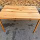 Scandinavian solid wood kitchen dining table for 4 people