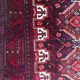 Vintage Afghan handmade rug - 100x183 cm
