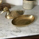 Trinket bowl brass duck