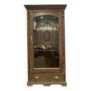 Vitrine de style colonial  en teck