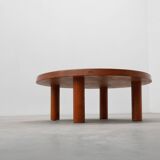 Pierre Chapo, Coffee Table Model T02M in Solid Elm, France 1976