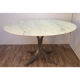 Vintage dining table in marble and steel 1970