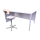 Industrial iron desk and Chair