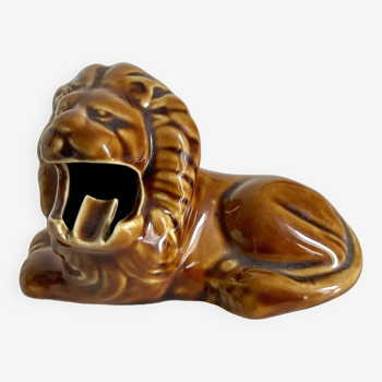 Cendrier Lion en céramique