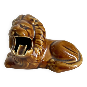 Ceramic Lion Ashtray