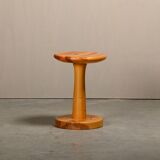 Rainer Daumiller Stool in solid naturel pine for Hirtshals Savværk, Denmark 1970
