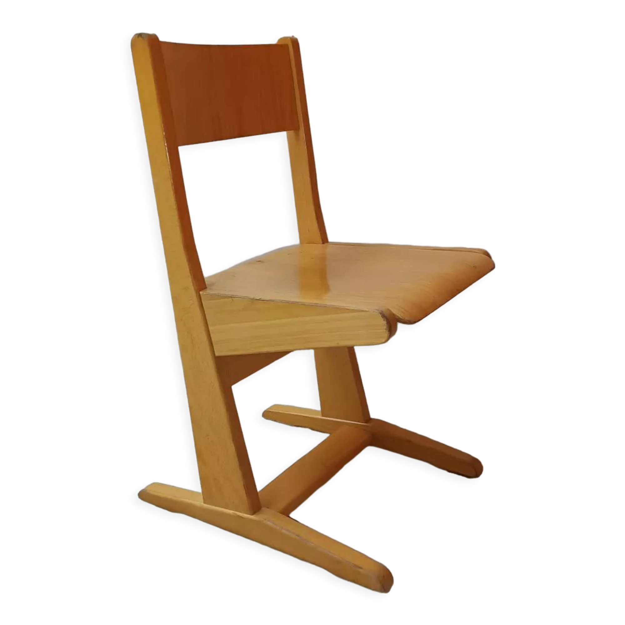Vintage child school office chair casala
