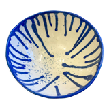 Saladier bleu et blanc porcelaine