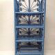 Peacock Rattan Shelf Bookcase