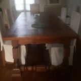 Solid wood table