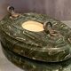 Large office inkwell in ceramic and / or marble late nineteenth early twentieth 6 kg
