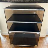 Étagère sur pied, meuble HI-FI en plexiglas