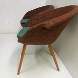1960 Navratil armchair and coffee table, Czechoslovakia