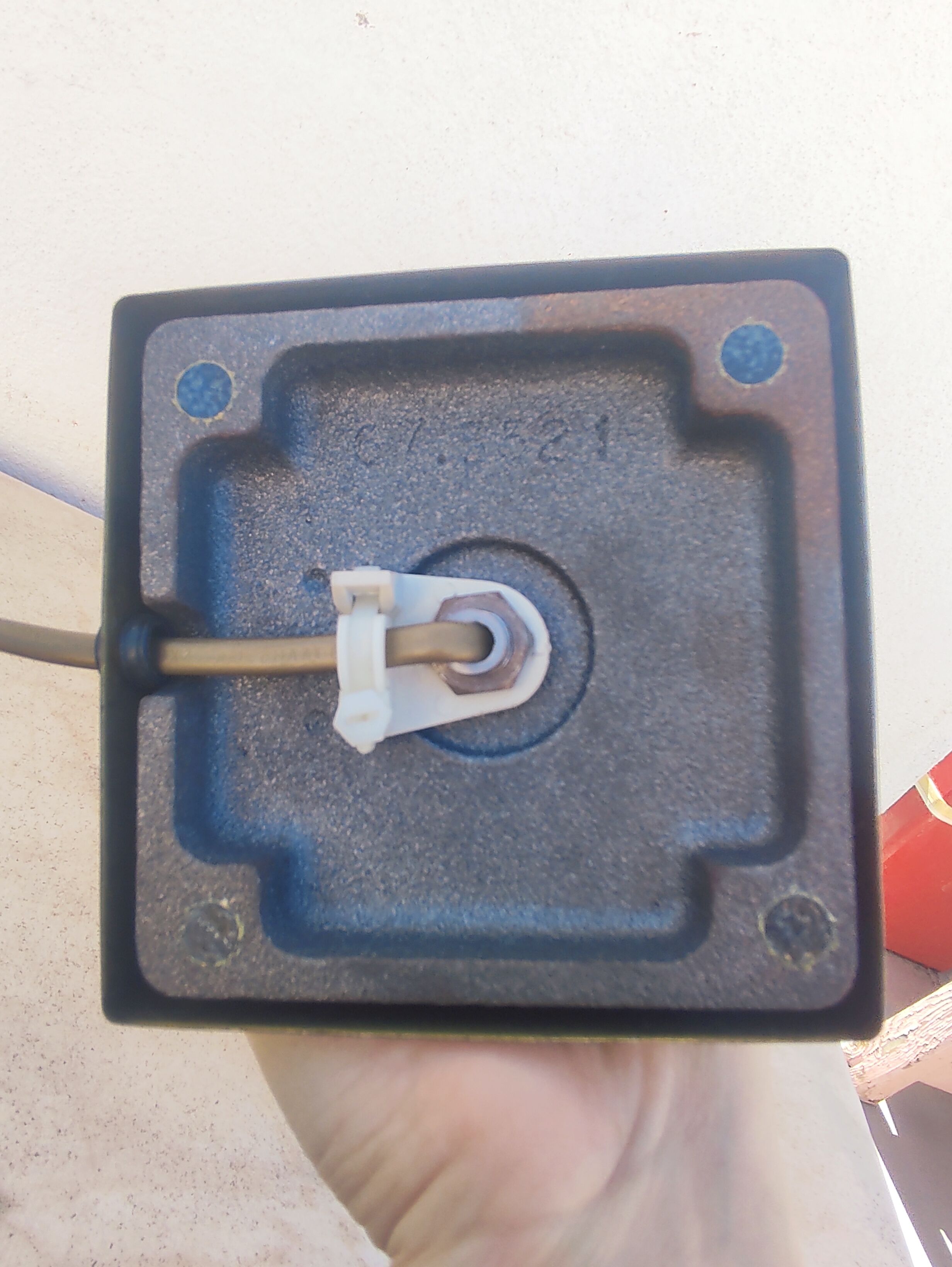 Pink tulip lamp by Rougier