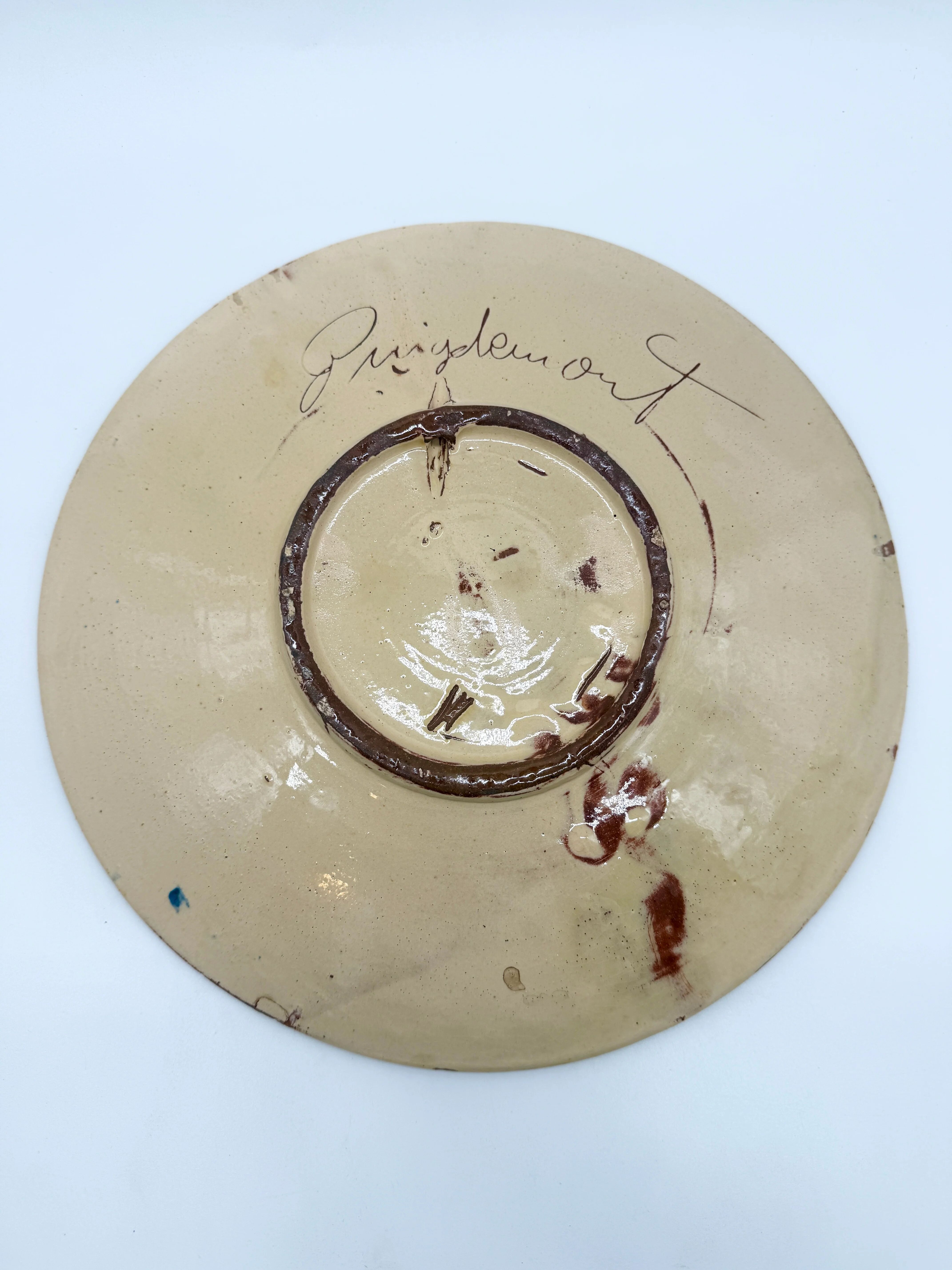Wall plate "fish", Puigdemont, 1960s
