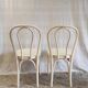 Bentwood bistro chairs - mid 20th century