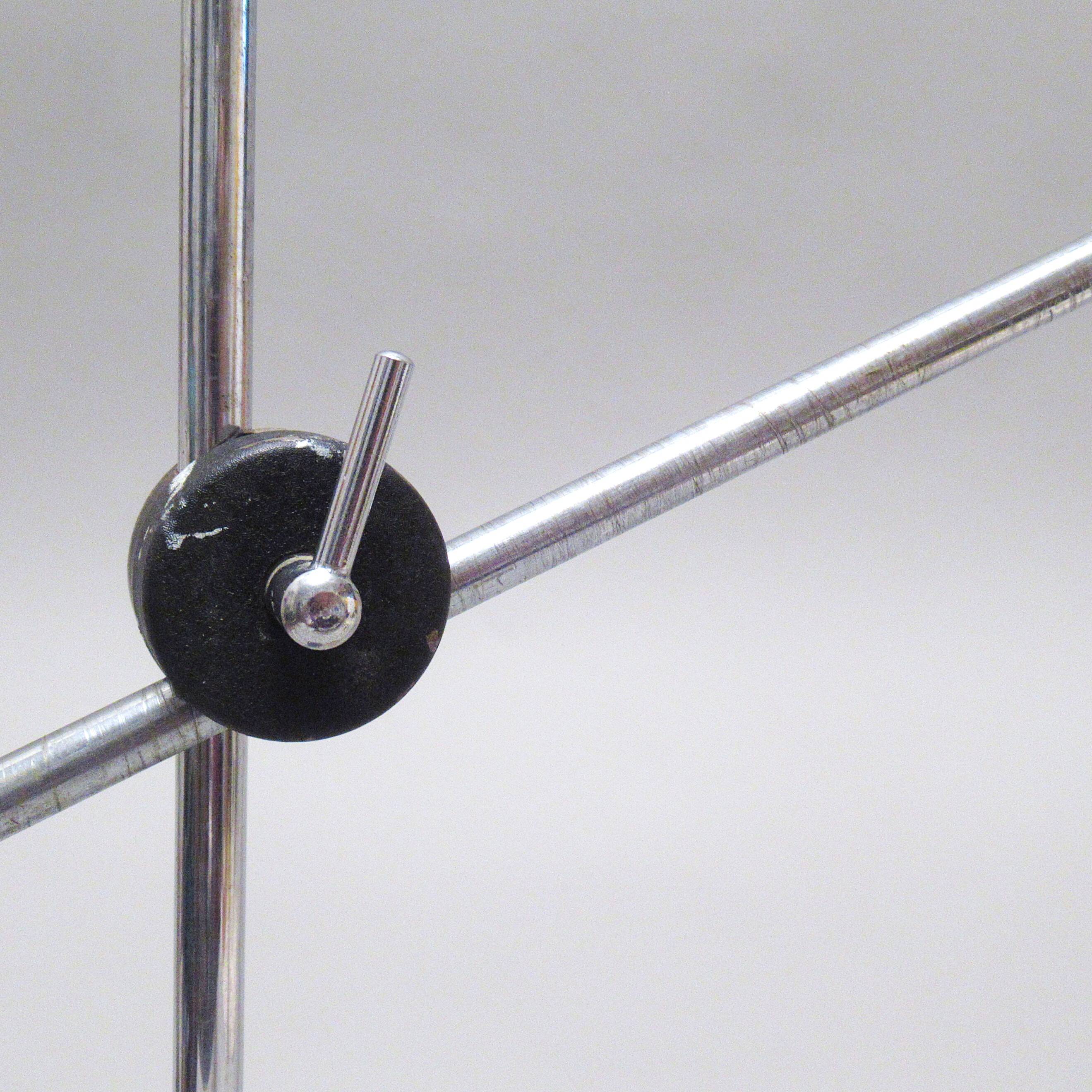 Black articulated desk lamp from the 60s