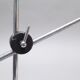 Black articulated desk lamp from the 60s