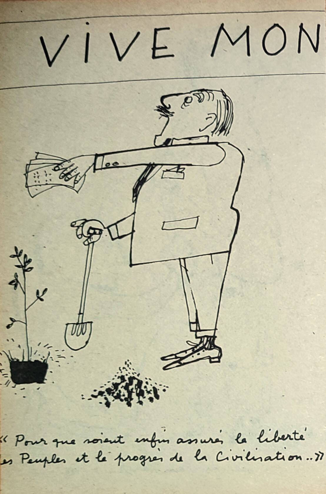 Daninos illustration from 1962 "France...The program"