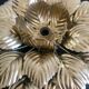 Masca golden flower applique