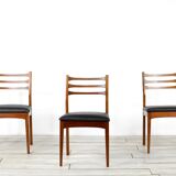 Set of 4 midcentury 'meredew' teak chairs