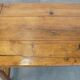 Antique French farmhouse dining table of fruitwood from the 18th century