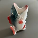 Colorful fish vase