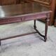 Table bureau 2 tiroirs en chene du xix ème siecle