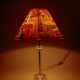 Vintage brass table lamp with plexiglass, 1990s.