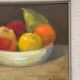 Oil on Panel “Still Life with Fruit” by Hilding Bernhard Högberg Vintage