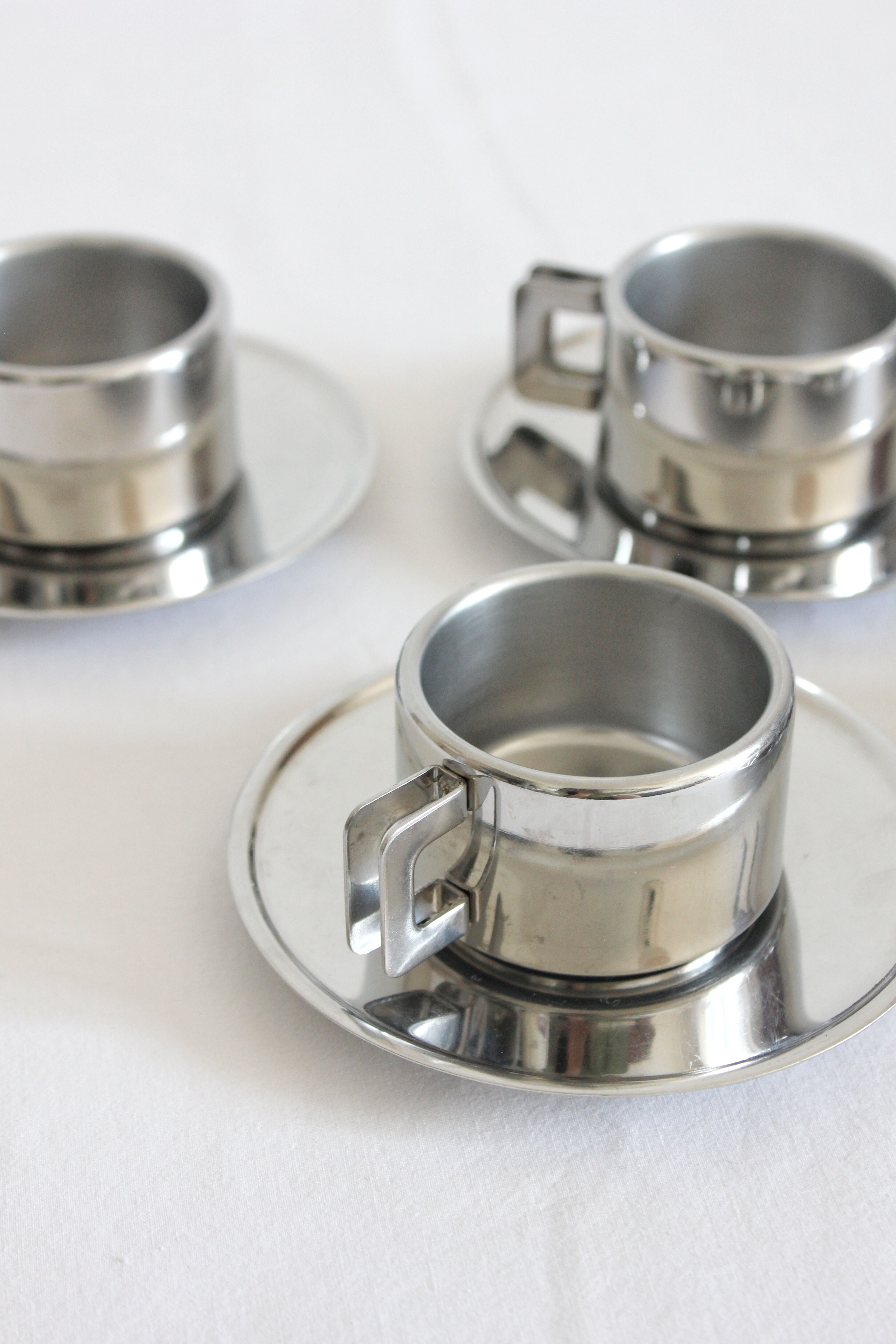 3 cups STO Casalinghi Italian design 70s