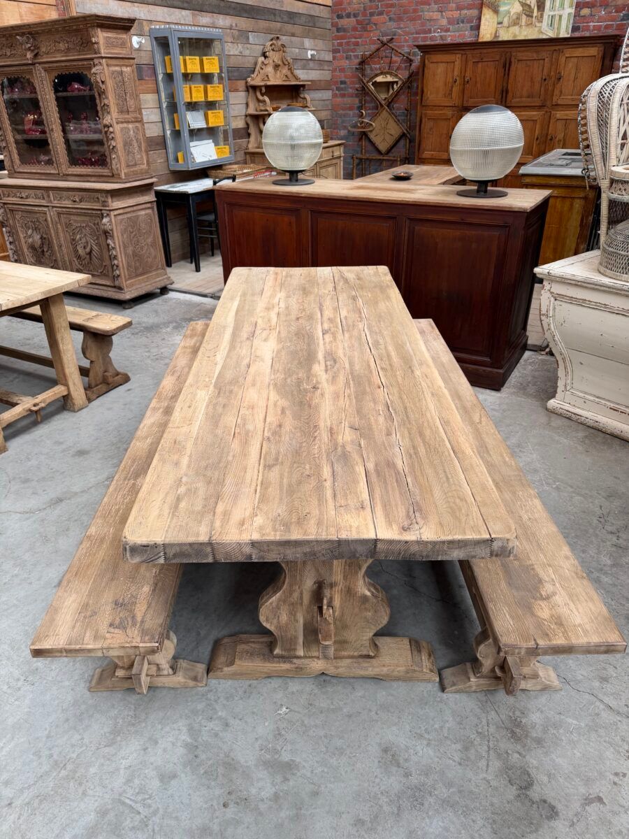 Monastery table and its 2 benches