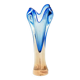 Vase, mid-century modern, glass, designed by J. Hospodka, Czechoslovakia, 1960s