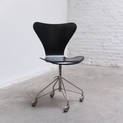 1st edition '3117' swivel desk chair by Arne Jacobsen for Fritz Hansen, 1955