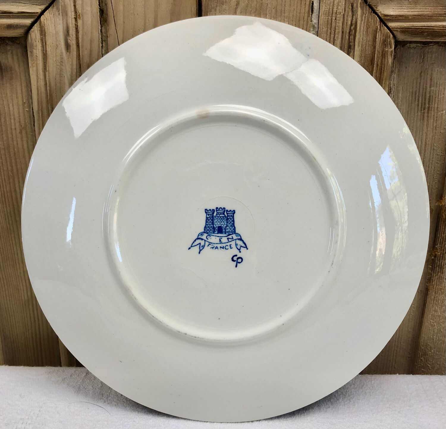 Lot de 6 assiettes à dessert Gien 1938 1960