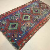 Turkish kilim rug 258x134 cm