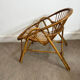 1950s rattan shell chair