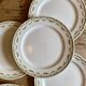 Set of 6 vintage flat ironstone plates - Sarreguemines
