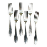 6 silver-plated forks