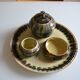 Sauveur Lunetta in Vallauris Vintage Ceramic 1950 Smoking Set