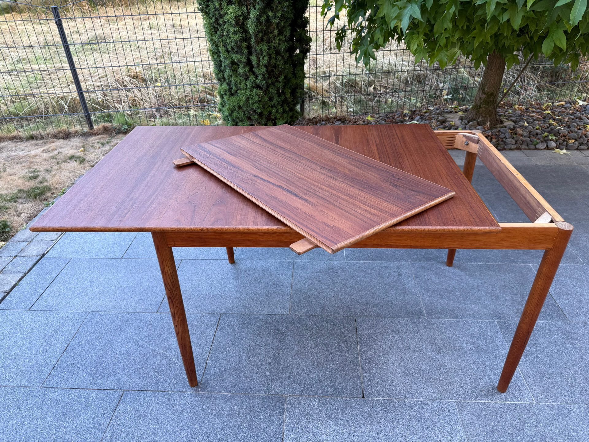 Scandinavian extendable dining table 1960